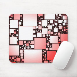 Tanzmousepad in Rot und Weiß Mousepad