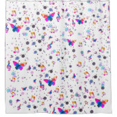 Tanzmusik Duschvorhang (Vorderseite)