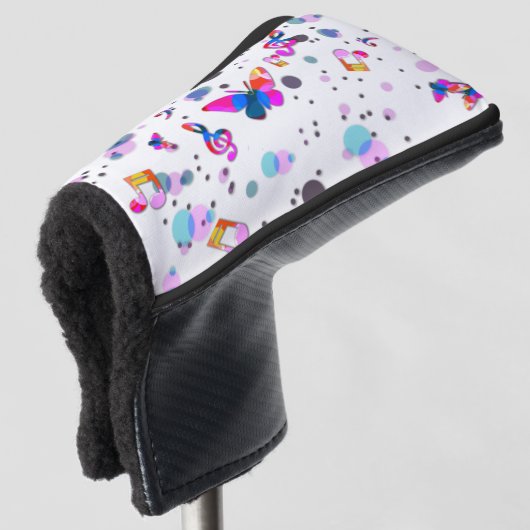 Tanzmusik Golf Headcover (3/4 Vorderseite)