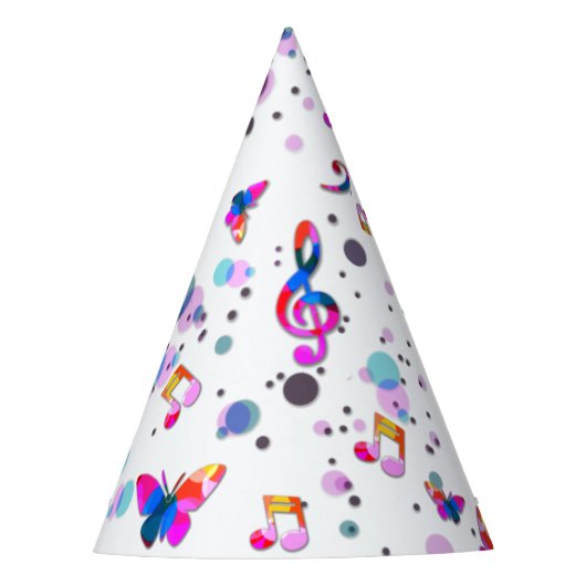 Tanzmusik Partyhütchen (Vorderseite)