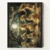 Tanzmusik unter Vollmond Notizblock (Rückseite)