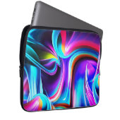 TanzNeonlicht Laptopschutzhülle (Vorne Rechts)