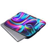 TanzNeonlicht Laptopschutzhülle (Vorne Knopf)