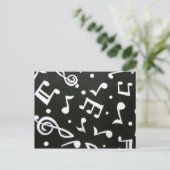 Tanznotizen Postkarte (Stehend Vorderseite)