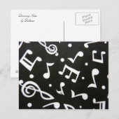 Tanznotizen Postkarte (Vorne/Hinten)