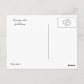 Tanznotizen Postkarte (Rückseite)