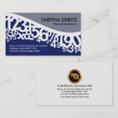 Tanznummern Wave Accounts Visitenkarte (Vorne/Hinten)