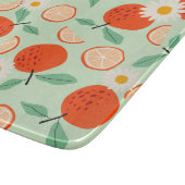 Tanzorange Schneidebrett (Ecke)