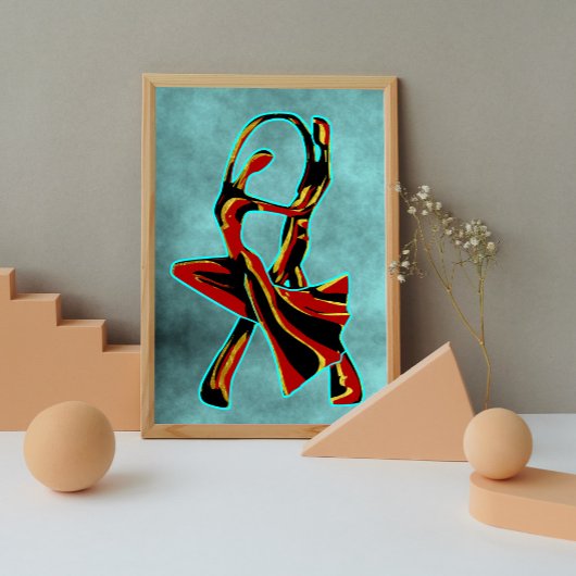 Tanzpaar Fotodruck