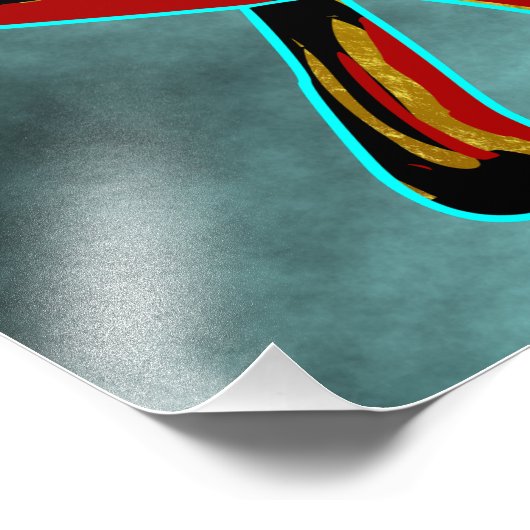 Tanzpaar Fotodruck (Ecke)