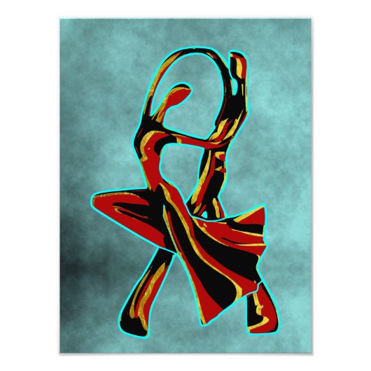 Tanzpaar Fotodruck (Vorne)