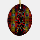 Tanzpaar Keramik Ornament (Rechts)