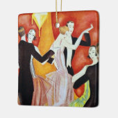 Tanzpaare der 20er Jahre Keramikornament (Links)