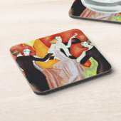 Tanzpaare der 20er Jahre Untersetzer (Linke Seite)