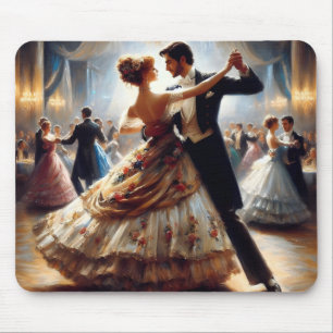 Tanzpaare Tanzmusik im Ballsaal Mousepad