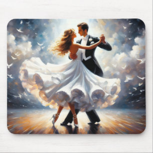 Tanzpaare Tanzmusik im Ballsaal Mousepad