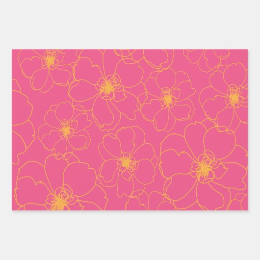 Tanzpapier für Blume Geschenkpapier Set (Vorderseite 3)