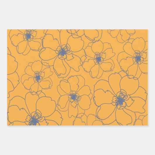 Tanzpapier für Blume Geschenkpapier Set (Vorderseite 2)