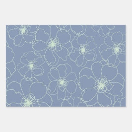 Tanzpapier für Blume Geschenkpapier Set