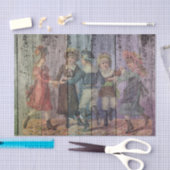 Tanzpapier für viktorianische Kinder Seidenpapier (Handwerk)