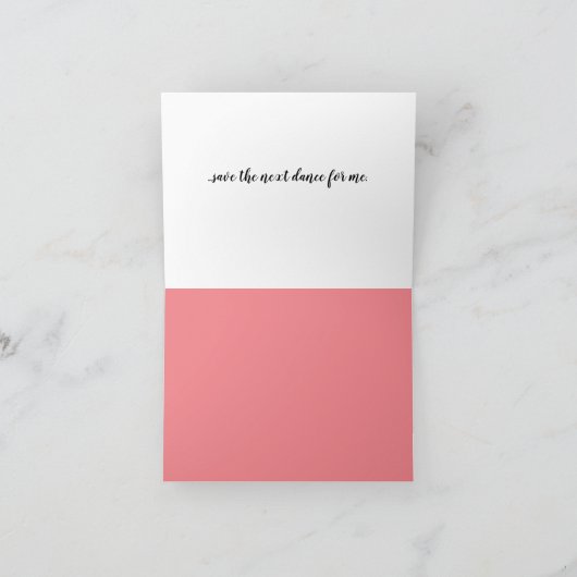 Tanzpartner für Mutter und Mutter Karte (Innenseite)