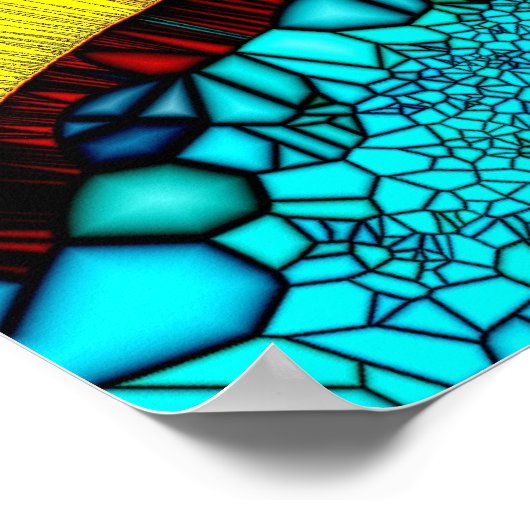 Tanzpfau Poster (Ecke)