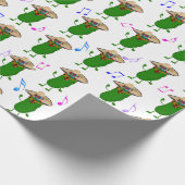 Tanzpfeife mit Sombrero Geschenkpapier (Ecke)