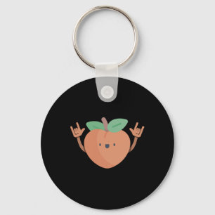 Tanzpfirsich Funny Dance Fruit Dancer Grafisches T Schlüsselanhänger