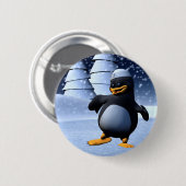 Tanzpinguin Button (Vorne & Hinten)