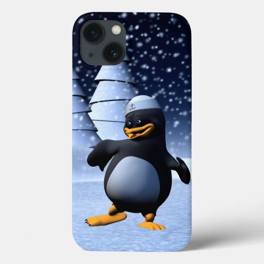 Tanzpinguin Case-Mate iPhone Hülle (Rückseite)