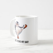 Tanzpinguin Kaffeetasse (Vorderseite Links)