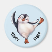 Tanzpinguin Magnet (Vorne)