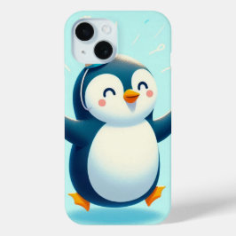 Tanzpinguin mit einem Party-Hut Case-Mate iPhone Hülle