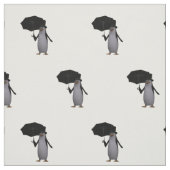 Tanzpinguin mit Schirm Stoff (Muster)