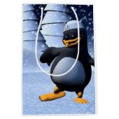 Tanzpinguin Mittlere Geschenktüte (Vorderseite)