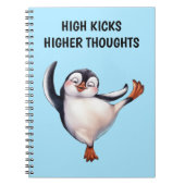 Tanzpinguin Notizblock (Vorderseite)