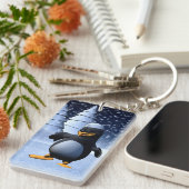 Tanzpinguin Schlüsselanhänger (Vorderseite rechts)