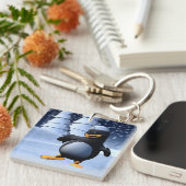 Tanzpinguin Schlüsselanhänger (Vorderseite rechts)