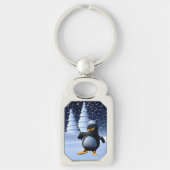 Tanzpinguin Schlüsselanhänger (Vorderseite)