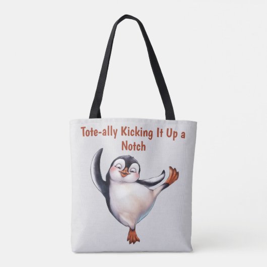 Tanzpinguin Tasche (Rückseite)