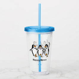 Tanzpinguine Design Akrylic Tumbler Acryltrinkbecher