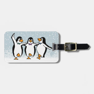 Tanzpinguine Design Gepäckanhänger