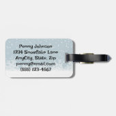 Tanzpinguine Design Gepäckanhänger (Rückseite horizontal)