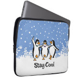 Tanzpinguine Design Laptopschutzhülle (Vorne Rechts)