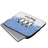 Tanzpinguine Design Laptopschutzhülle (Vorne Knopf)