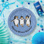 Tanzpinguine Design Paper Plate Pappteller (Party)