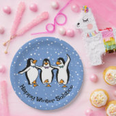 Tanzpinguine Design Paper Plate Pappteller (Party)