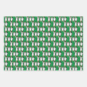 Tanzpinguine Design Wrapping Paper Sheets Geschenkpapier Set (Vorderseite 2)