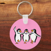 Tanzpinguine Schlüsselanhänger (Vorderseite)