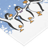 Tanzpinguine Winterweihnachtsläufer Kurzer Tischläufer (Ecke)